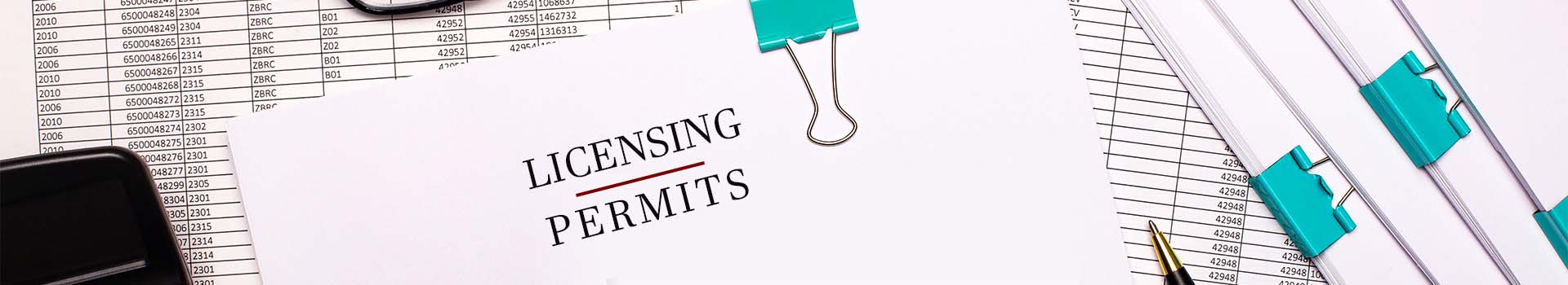 Licensing & Permits Banner