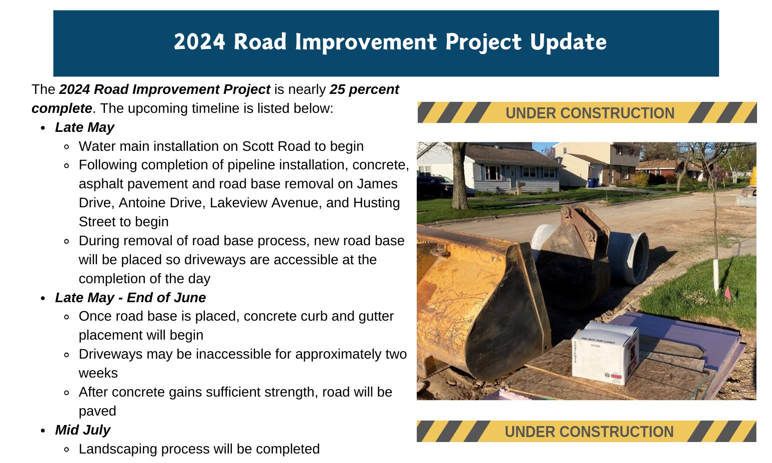 2024 Road Improvement Project Update-5-2024